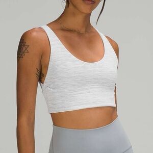 Lululemon white/gray reversible align bra